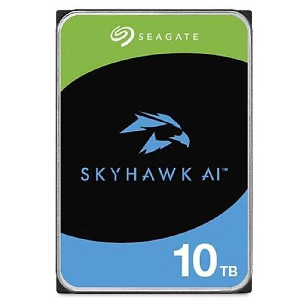 10 TB SEAGATE 3.5 SKYHAWK AI SATA 7200RPM 256MB 7/24 GUVENLIK ST10000VE001 (5 YIL RESMI DIST GARANTILI)