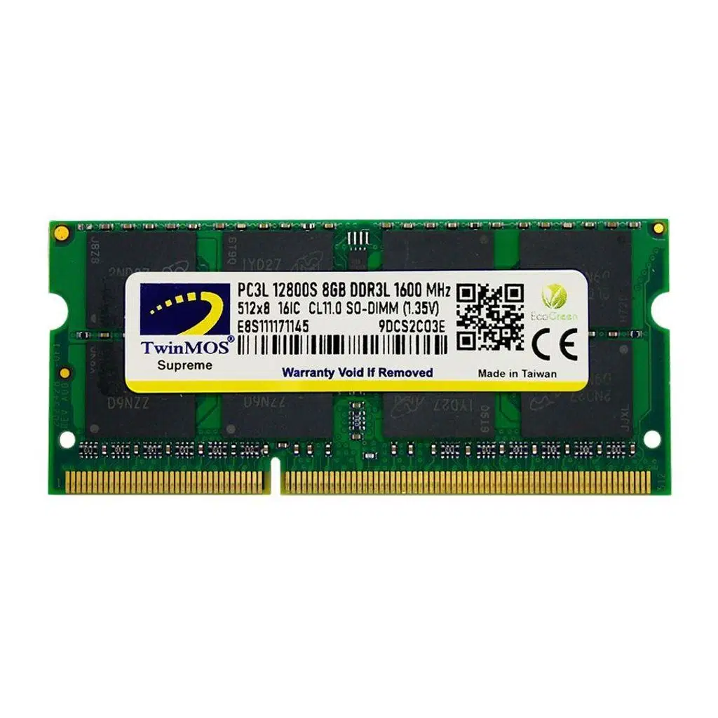 8 GB DDR3 1600MHZ TWINMOS 1.35 NB MDD3L8GB1600N