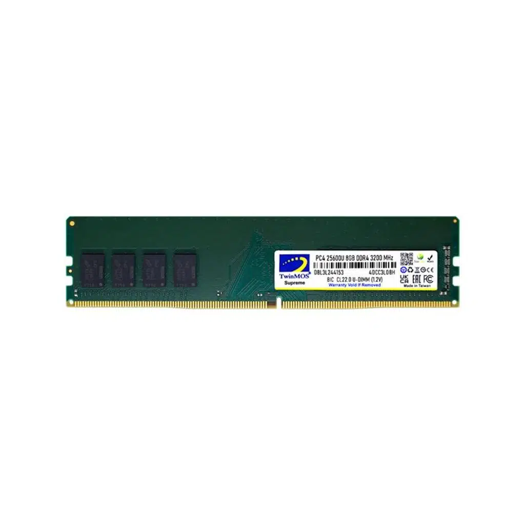 8 GB DDR4 3200MHZ TWINMOS DT MDD48GB3200D