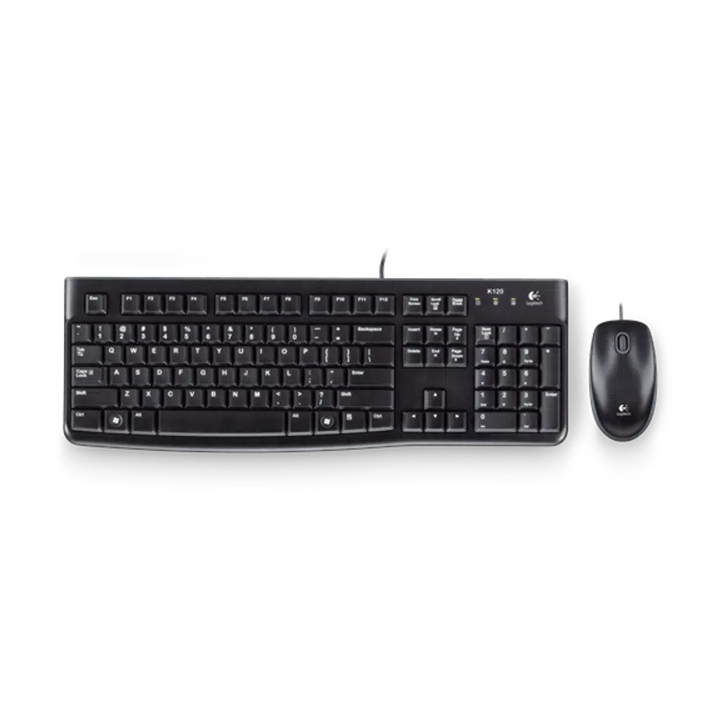 LOGITECH MK120 TR Q USB KABLOLU KLAVYE VE MOUSE SET SİYAH 920-002560