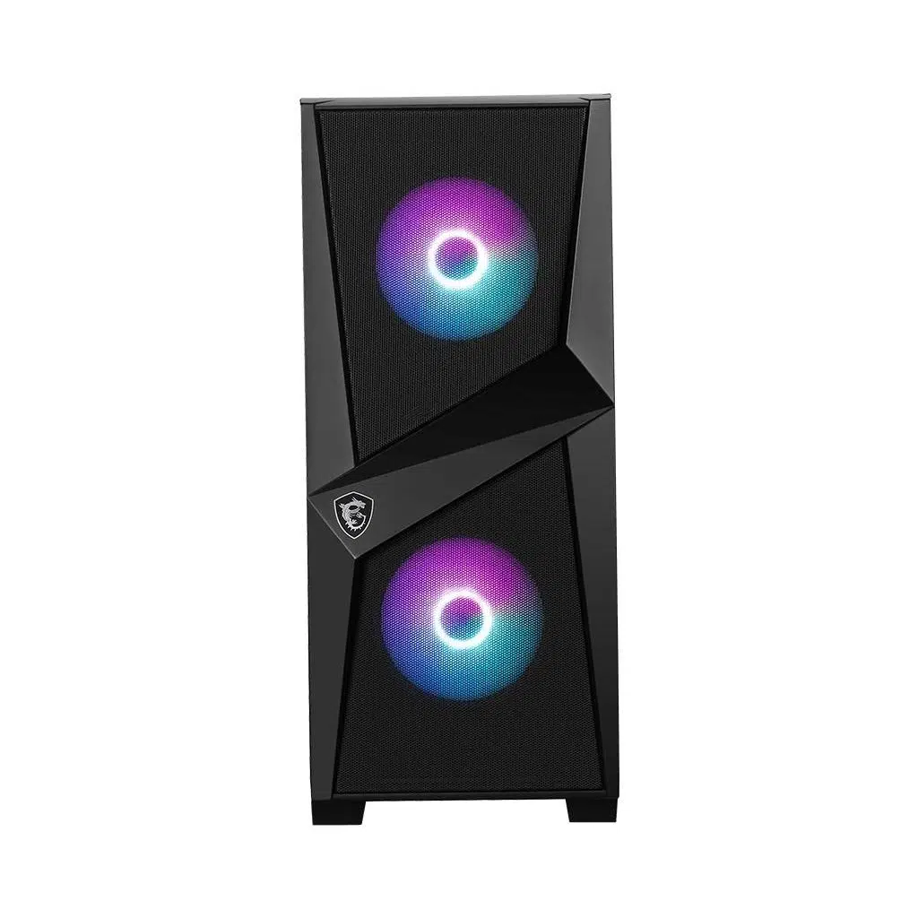 MSI MAG FORGE 100R TEMPERLI CAM ARGB PSU YOK 2X120MM 1X120MM GAMING ATX KASA SİYAH