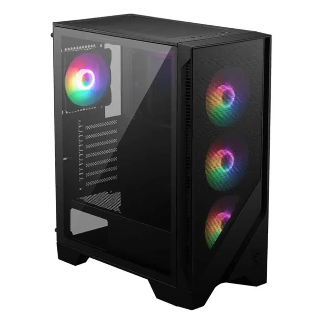 MSI MAG FORGE 120A B65 TEMPERLİ CAM 6X120MM AUTO RGB FAN 650W BRONZ ATX GAMING KASA
