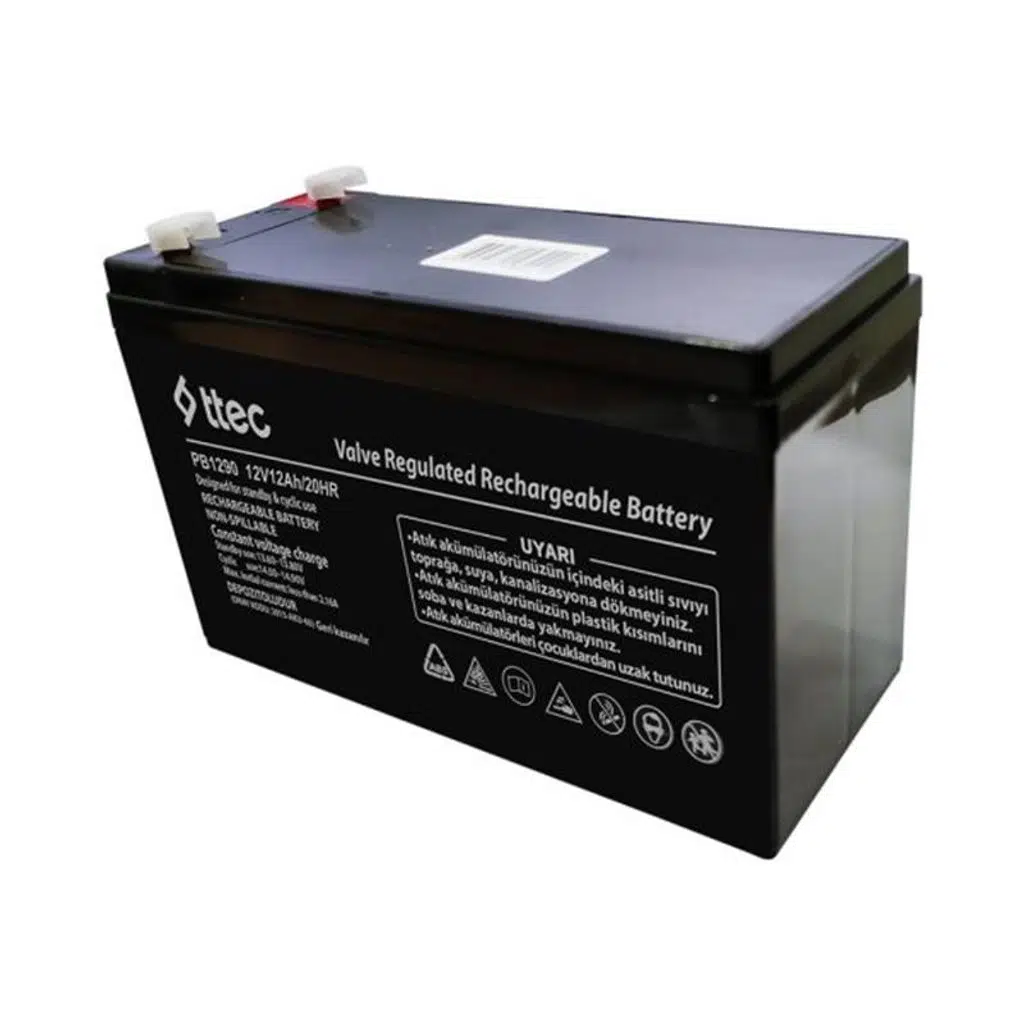 TTEC 12V 7AH BASE BAKIMSIZ KURU TİP AKÜ